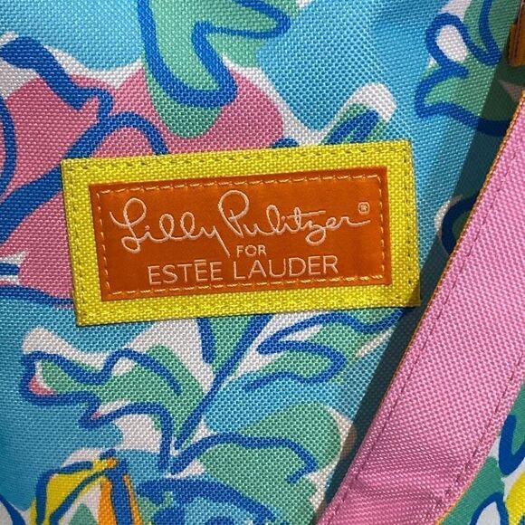 Lilly Pulitzer Women's Multicolor Estee Lauder Floral Tote Bag - Picture 2 of 8
